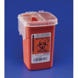 8900SA Kendall Phlebotomy 1 QUART Sharps Container
