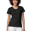 Adar Universal Wave Pocket Crossover Scrub Top