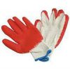 R1301 Red String Knit Gloves with Full Palm Coating