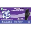 Emerald Black Latex 55 Powder-Free Exam Gloves