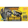 Black Max-Grip Ridged Texture Nitrile Gloves