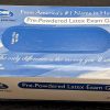 INVACARE LATEX GLOVES PRE-POWDER M