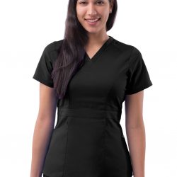 ADAR Pro Women's Tailored Peplum Scrub Top