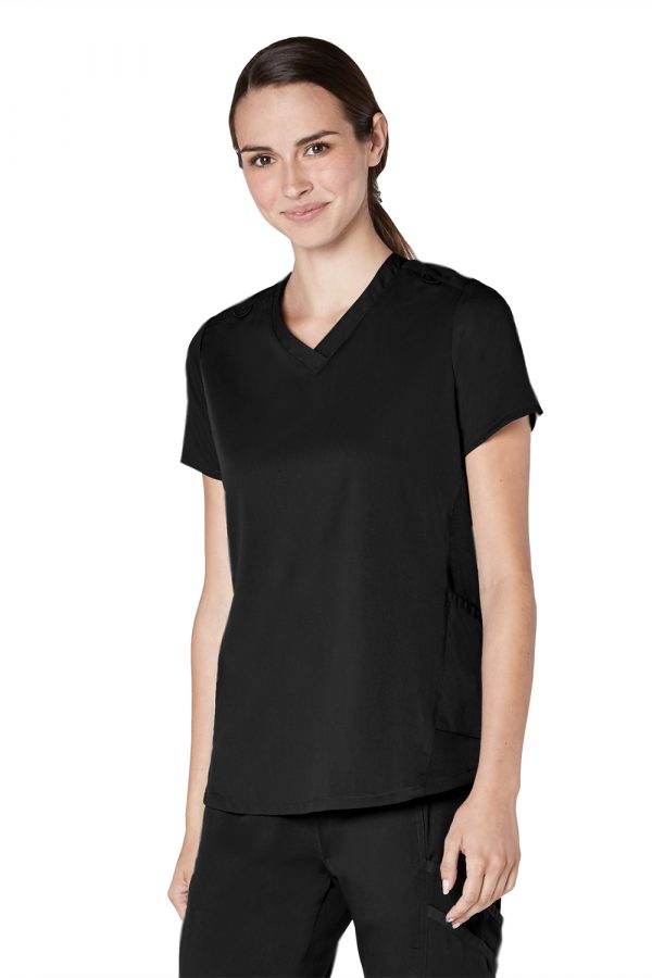 ADAR Resoponsive Women's Active Modern V-Neck Top